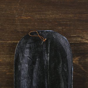 Настенная маска "Геккон" дерево, песок 2,5х11х50 см