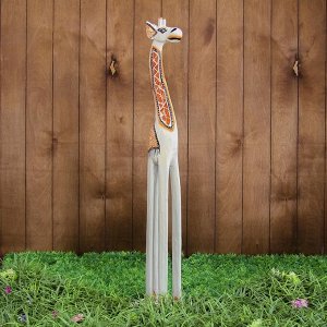 Сувенир дерево "Жираф добрый" 17х10х80 см