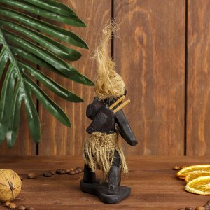Сувенир дерево "Абориген-лучник" 19 см