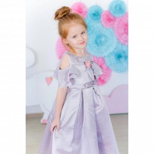 Платье нарядное для девочки MINAKU «Габриелла», рост 110 см, цвет фиолетовый