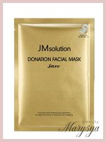 JMSolution Маска тканевая для лица с коллоидным золотом Mask Donation Facial Save, 37 мл