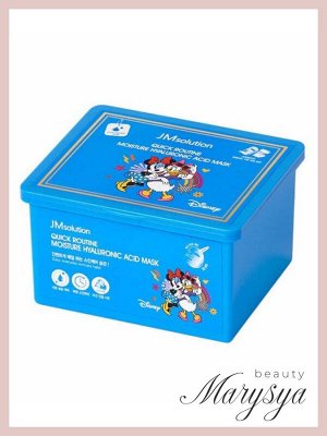 JMSolution Набор масок для лица увлажняющих с гиалуроновой кислотой Mask Disney Quick Routine Moisture Hyaluronic Acid, 350мл(30шт)