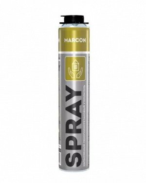 Пена-утеплитель MARCON Spray 1000мл напыляемый пенополиуретановый
