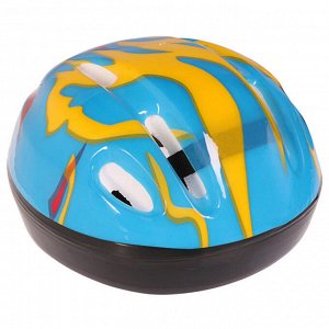 Шлем защитный детский OT-H6, размер S (52-54 см), цвет синий