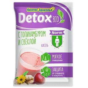 Кисель овсяно-льняной заварной на фруктозе с топинамбуром и свёклой Detox