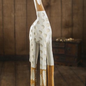 Сувенир дерево "Жираф белый костюмчик" 60 см