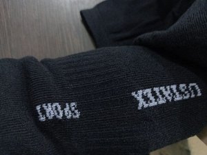 Носки мужские из хлопка с махровым следом цвет Черный