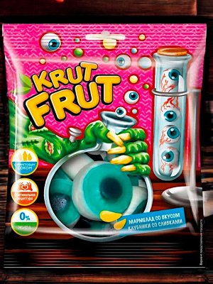Мармелад жевательный «KrutFrut» «Глаз, со вкусом клубники со сливками», 70 г