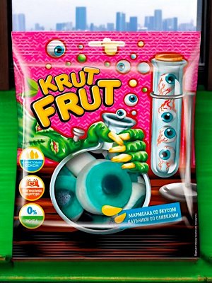 Мармелад жевательный «KrutFrut» «Глаз, со вкусом клубники со сливками», 70 г