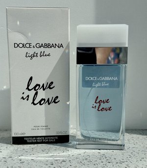 Женские духи Dolce&Gabbana Light BLUE LOVE IS LOVE 100 мл. Оригинал