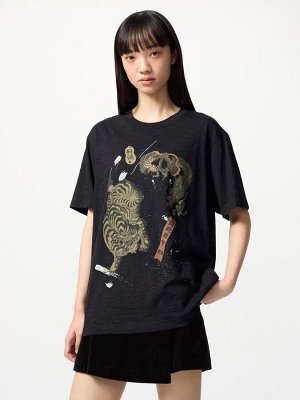 UNIQLO UT - хлопковая футболка из коллекции Укиё-э