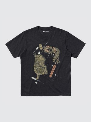 UNIQLO UT - хлопковая футболка из коллекции Укиё-э