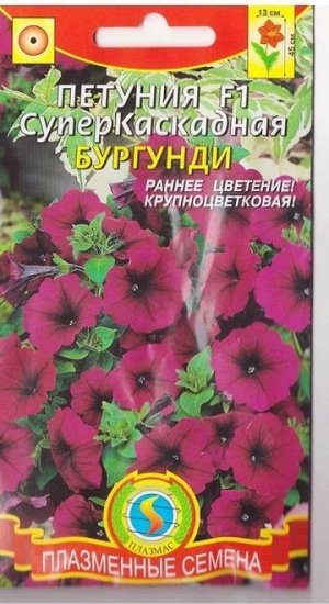 Петуния Суперкаскадная Бургунди F1 (Код: 75366)