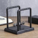 Маятник &quot;Антистресс&quot; чёрный 7,5х8,8х9 см