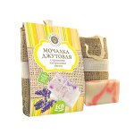 Мочалка джутовая с крымским натуральным мылом &quot;РОЗА&quot;