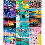 Альбом для рисования 40 л. А4 в ассорт.  тм. Graffetta