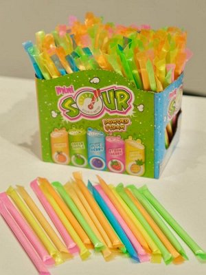 Канди Клаб Сахарный порошок, кисленький в трубочке Mini Sour Powder tube 2 гр