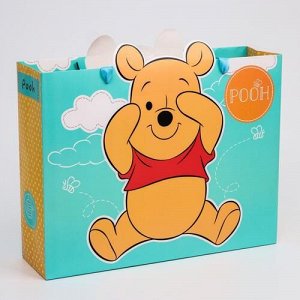Пакет ламинат горизонтальный "Pooh" Медвежонок Винни и его друзья,31*40*11 см