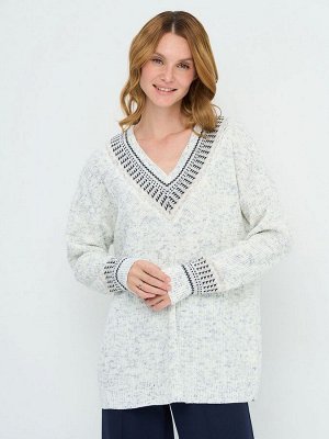 Туника женская 5232-41319   12913/585/165 вечерний иней/графит/бежевый