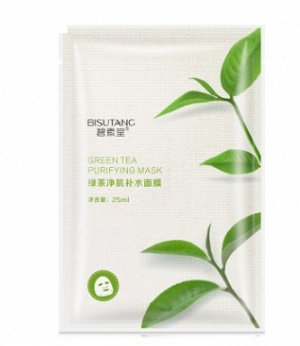 Очищающая тканевая маска с экстрактом зеленого чая, 25 г