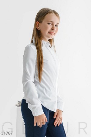 Классическая школьная блуза