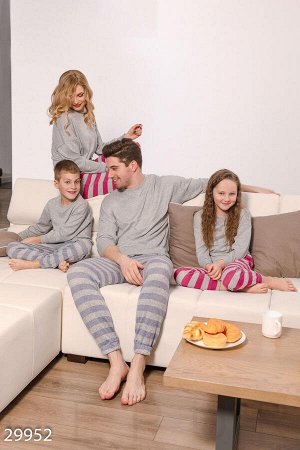 Трикотажная пижама для девочек