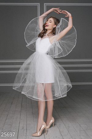 Воздушное платье-сетка