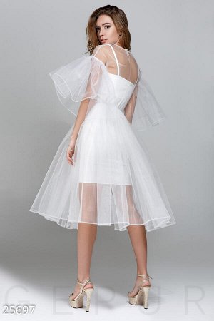 Воздушное платье-сетка