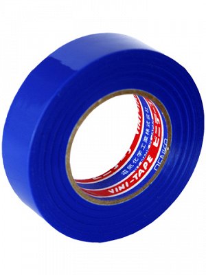 Лента изоляционная Denka Vini Tape, 18 мм, 20 м, синяя