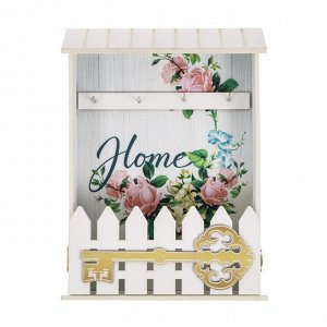 Ключница "Home" цветы