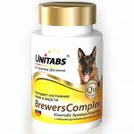 Unitabs Витамины BreversComplex д/соб круп.пород с Q10 100таб/150гр (1/8)