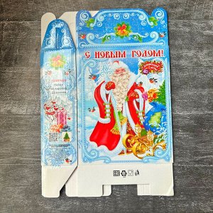 Коробка новогодняя упаковочная из картона