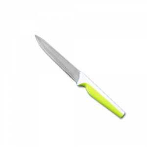 С60 Универсальный нож 12,5/0,10см  с бело-зеленой  ручкой ТПР, С60