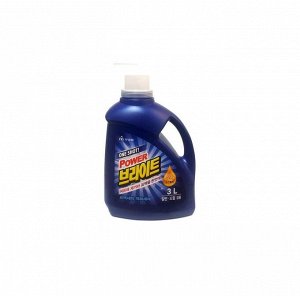 Жидкое средство для стирки "One shot! Power Bright Liquid Detergent" с ферментами (очищающее до глубины волокон и придающее яркость) 3 л, Корея