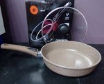 Сковорода d24см  Brown съемная ручка с кр. MВ24-СРСК
