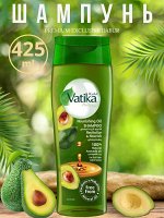 DABUR VATIKA Naturals Shampoo Nourishing Oil Avocado Шампунь для волос питательный с маслом  авокадо 425мл