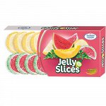 7.25.38 Мармеладные дольки со вкусом арбуза и дыни “Jelly Slices” 180г*16
