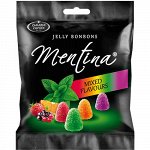7.25.36 Мармелад жевательный ассорти с фруктово-ментоловым вкусом “Mentina” 90г*40