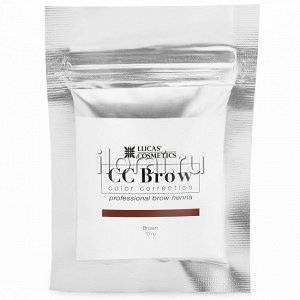 Хна для бровей CC BROW Brown LUCAS в саше 10 гр