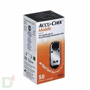 Акку-чек мобайл тест-кассета д/глюкометра N50