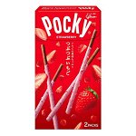 POCKY Печенье &quot;Палочки с клубникой  [Pebbly Strawberry ]&quot;, 2 пак 57,6 гр