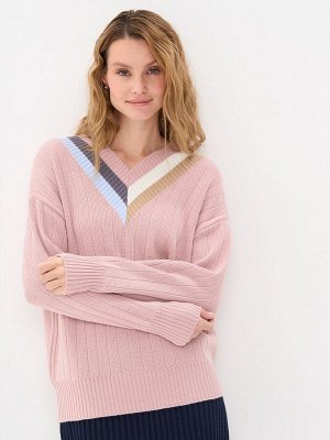 Джемпер женский 5242-41415    85/6400193/3100196 фруктовый сорбет/молоко/латте/базальт/голубой