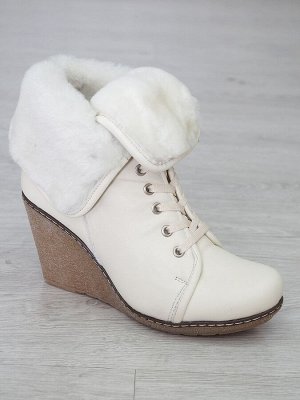 Ботинки женские зимние SS 22-428 CREME от 1 шт.