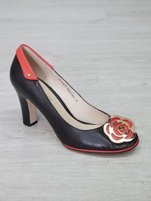 Туфли женские SPRING 0813 \ZA158-6131-YA010+YA411 BLACK\RED (8) от 1 шт.