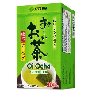 ITOEN OI Ocha Чай, Классический пакетированный зеленый чай Сенча, 20 пак., 40 гр, 1*20 шт.