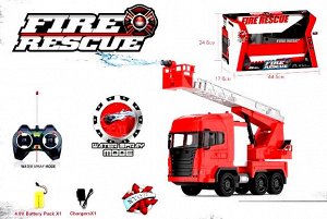 666-191A Пожарная машина FIRE RESCUE на РУ (свет) в коробке