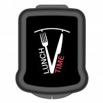 Бутербродница &quot;LUNCH TIME&quot; пластик 17х13х4,2см, цв.черный