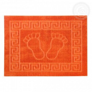 Полотенце на резиновой основе НОЖКИ (оранжевый)