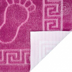 Полотенце на резиновой основе НОЖКИ (фиолетовый)