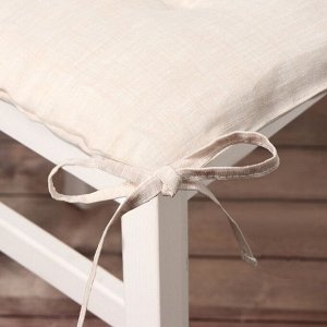 Сидушка SL HOME Gloomy, 42x42 см, лён 100%,180 г/м²